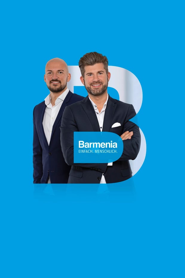 Dennis und Jan Rokitta sind die Ansprechpartner der Rokitta oHG für die Barmenia Versicherung in Buchholz in der Nordheide.