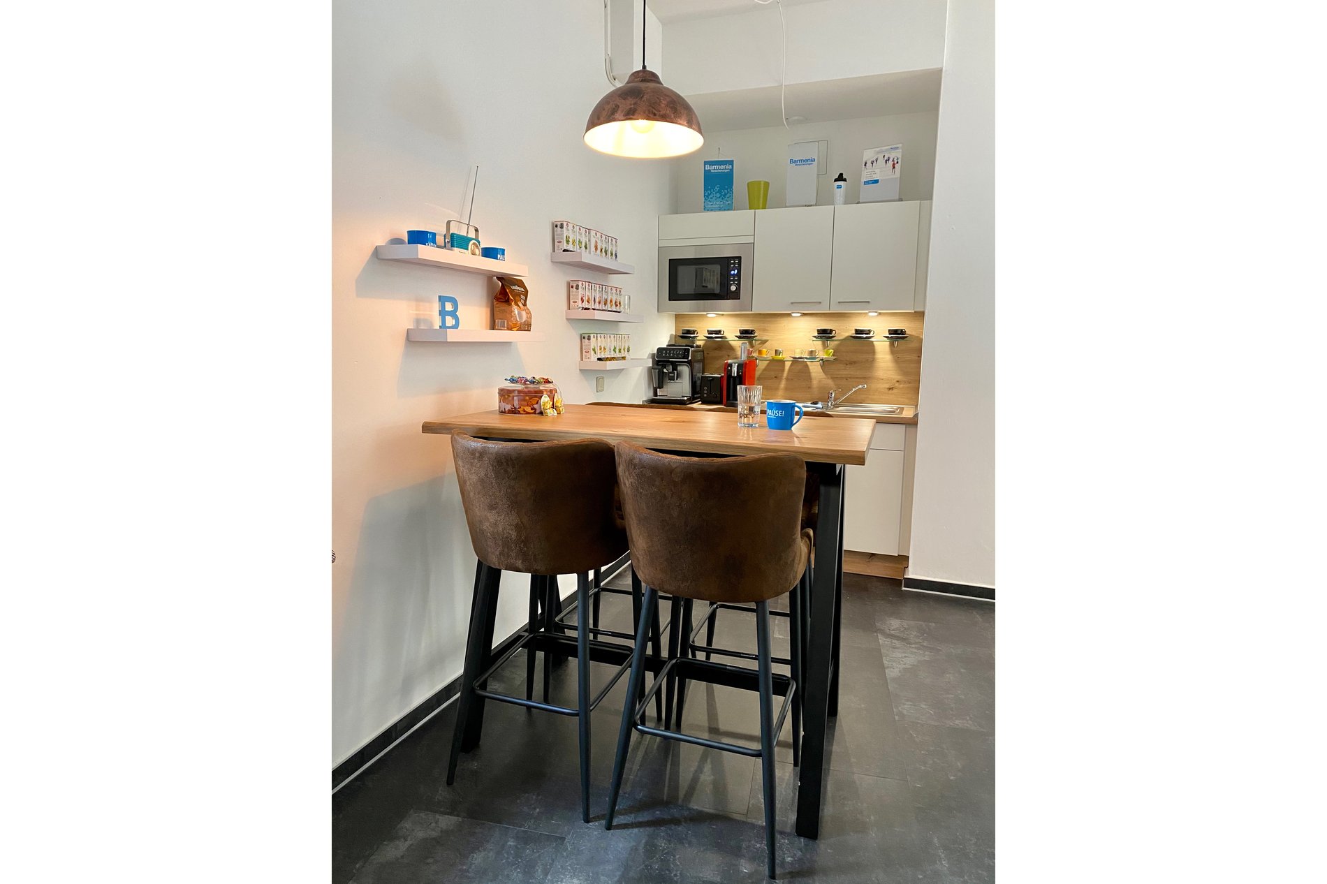 Gemütlicher Beratungsplatz Barmenia Bezirksleitung Cottbus