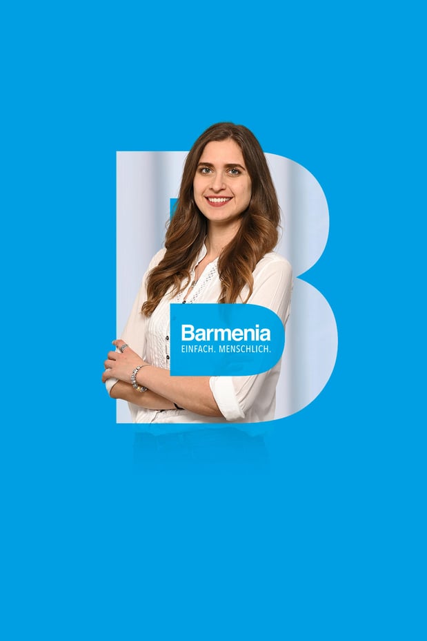 Malvina Saridou. Ihre Ansprechpartnerin für die Barmenia Versicherung in Nürnberg.