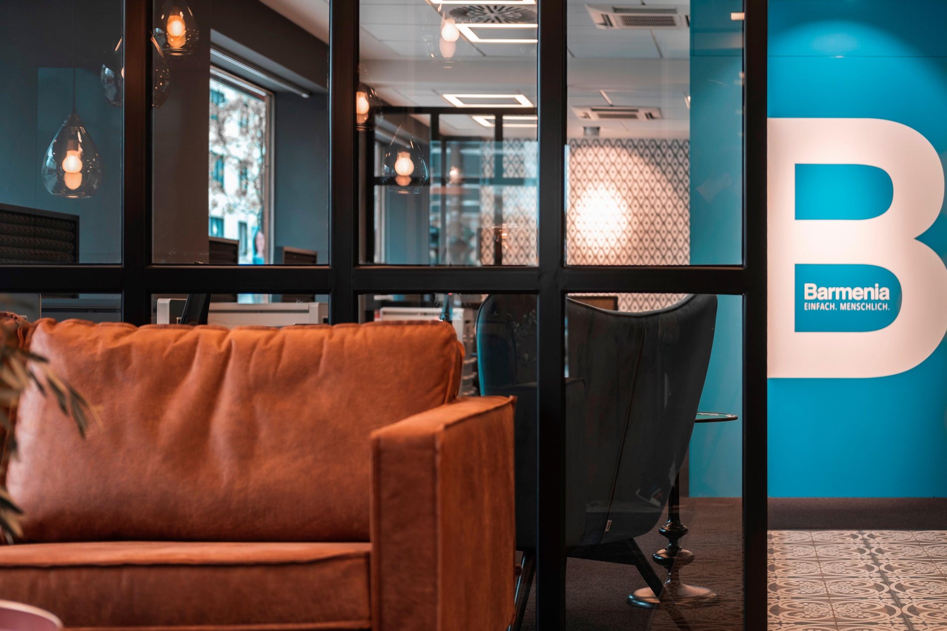 Bild von der Inneneinrichtung der Barmenia Versicherung in Siegen