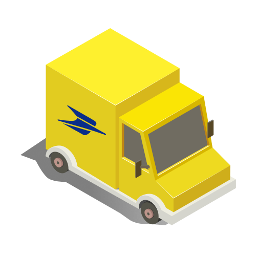 icone camion jaune