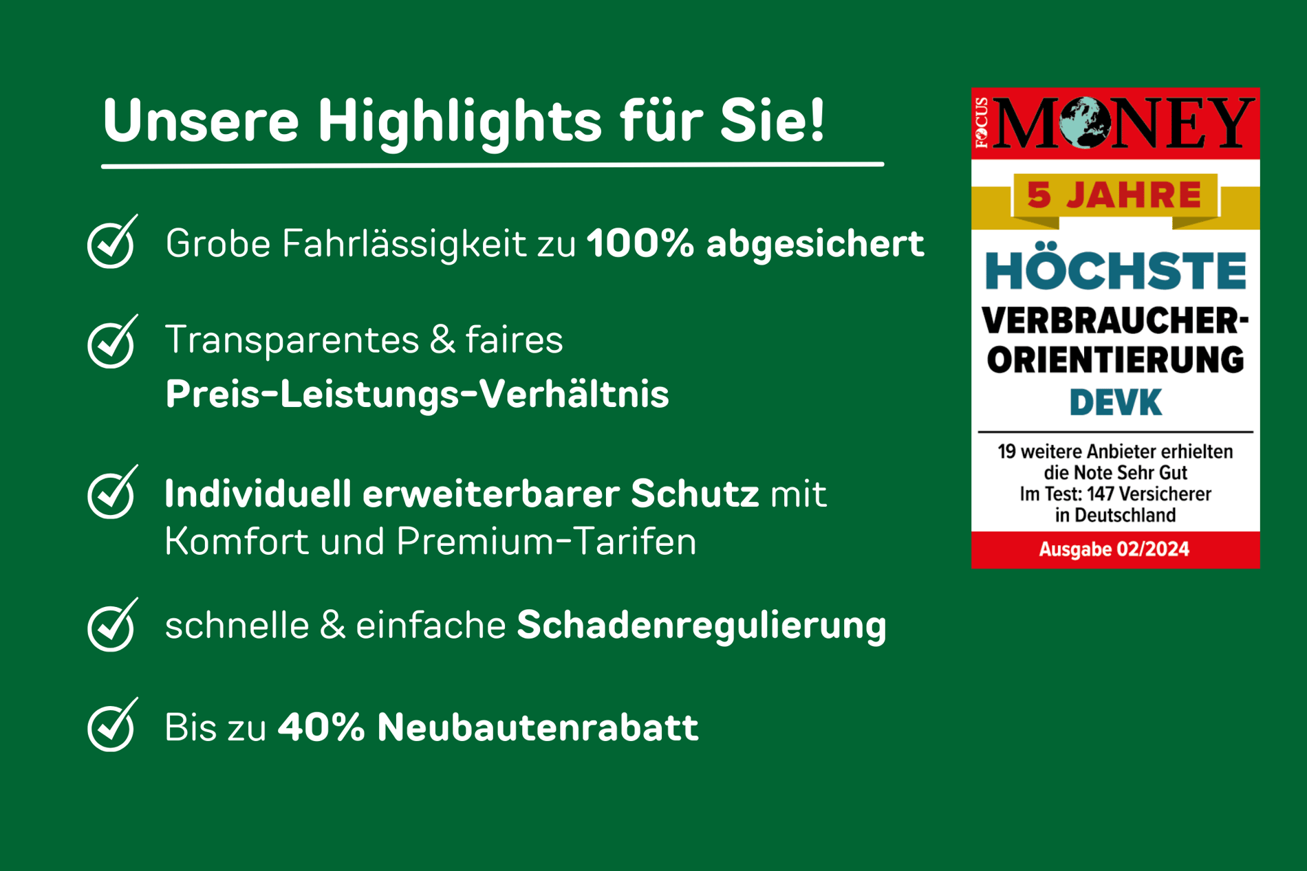 Die Highlights der DEVK Hausversicherung in Rheine und Spelle im Überblick