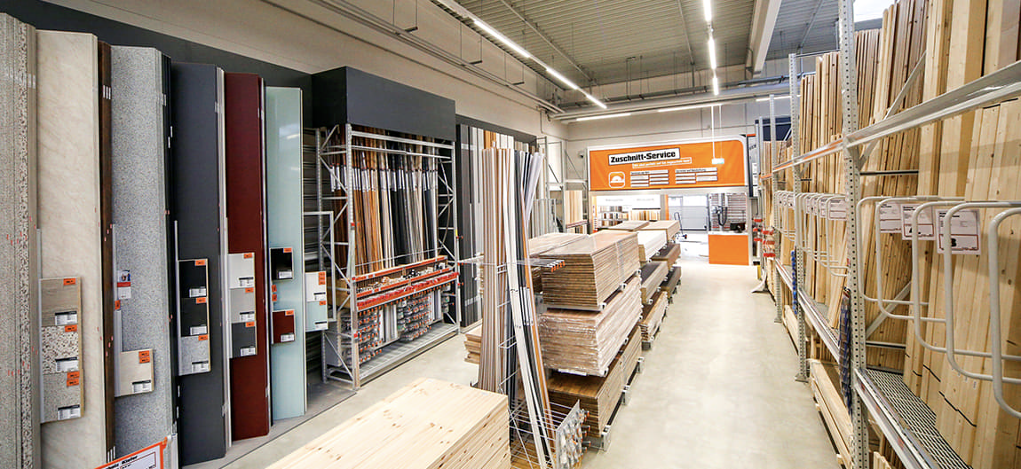 OBI Baustoffhalle SalzburgMaxglan alle Baustoffe vor Ort