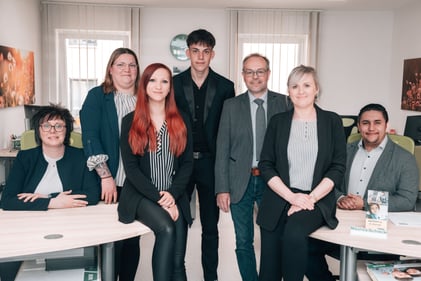 Mitarbeiter der Hauptgeschäftsstelle Merseburg