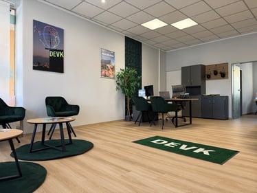 Innenansicht der Agentur Franziska Heinrich in Marktredwitz