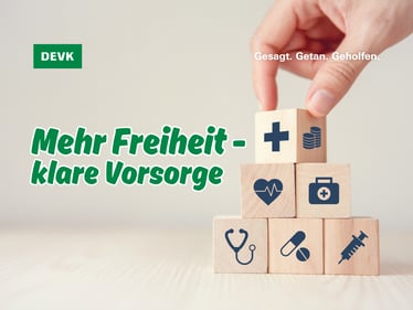 Beratung zu Krankenversicherung und Vorsorge bei Selbstständigkeit, Minijob oder Teilzeit in der DEVK Agentur Christian Weitze in Gera.