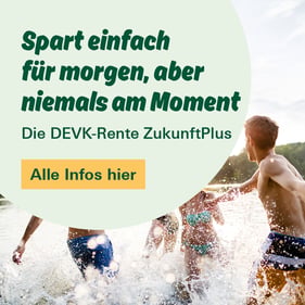 DEVK-Rente ZukunftsPlus - Altersvorsorge nach Ihren Zielen