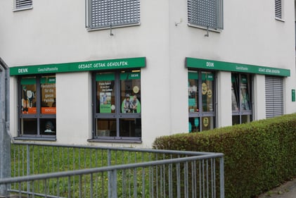 Außenansicht der DEVK Geschäftsstelle in Möhringen