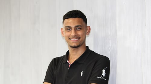 Bild unseres Auszubildenden Senad Vokshi