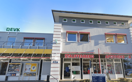 Sie sehen die DEVK Geschäftsstelle in Jena Lobeda