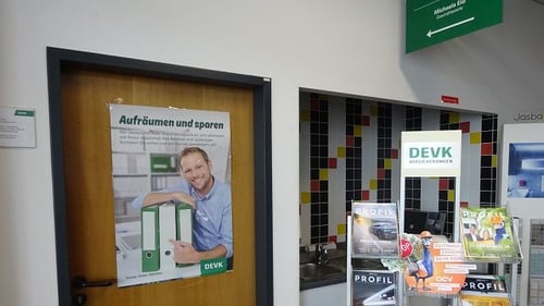 Innenansicht Geschäftsstelle Dingolfing