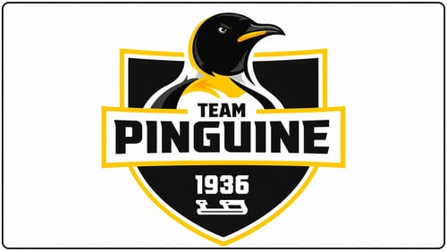 Auf dem Bild ist das Logo vom Team Pinguine zu sehen