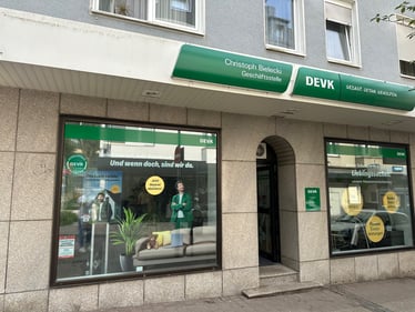 Außenansicht der DEVK Geschäftsstelle Christoph Bielecki in Velbert!