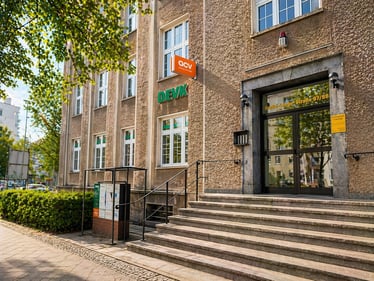 Außenansicht des DEVK-Büros in der Große-Leege-Str. 97/98 in Berlin-Hohenschönhausen.