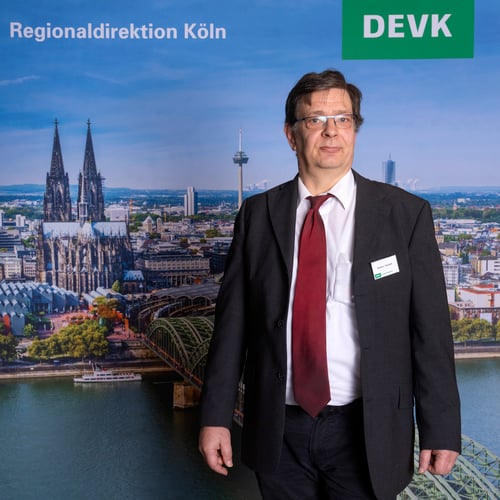Das Foto zeigt Markus Heubeck bei der Tagung in Köln