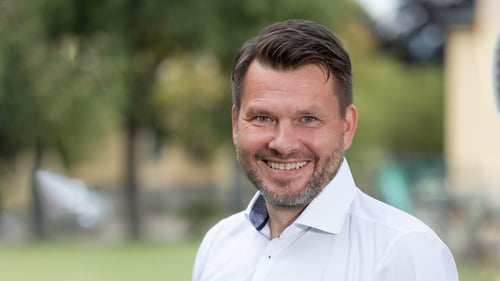 Bild des Agenturleiters, Herr Rosin.