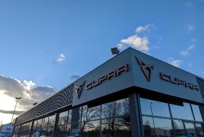 Outside CUPRA Doncaster Stoneacre Dealership