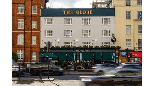 Exterior front of pub