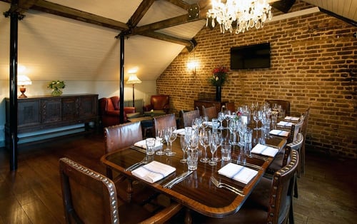interior dining area of a pub