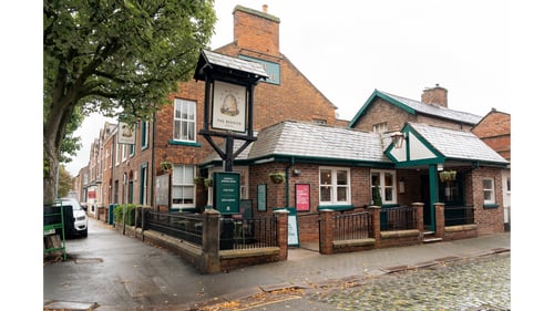 Exterior front of pub