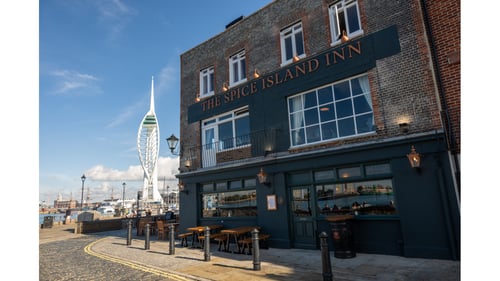 Exterior front of pub
