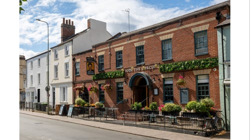 Exterior front of pub