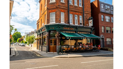 Exterior front of pub