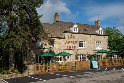 Exterior front of pub