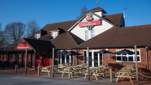 Exterior front of pub