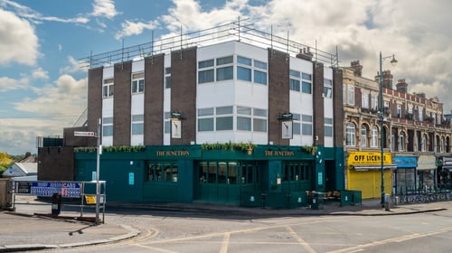 Exterior front of pub