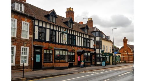 Exterior front of pub