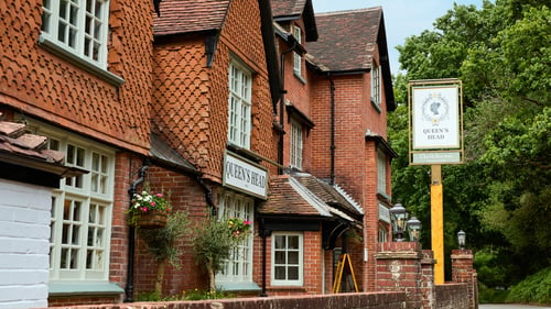 Exterior front of pub