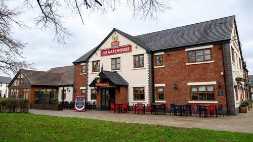 Exterior front of pub