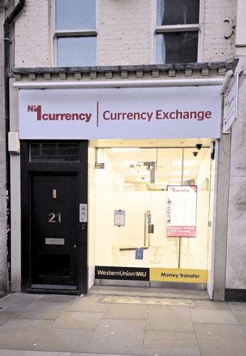 The front of No1 Currency Richmond