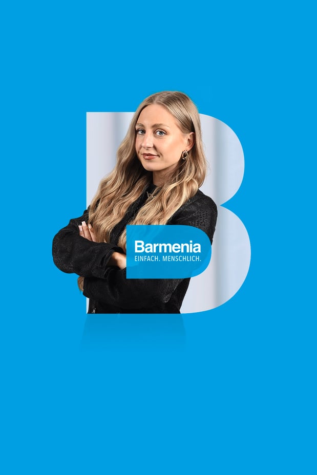 Julia Sutormina. Ihre Ansprechpartnerin für die Barmenia Versicherung in Karlsruhe.