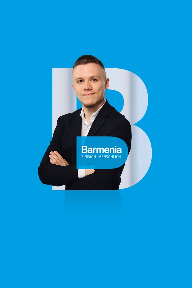 Szymon Pabich. Ihr Ansprechpartner für die Barmenia Versicherung in Frankfurt am Main.