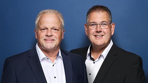 Hauptvertreter Norbert Wist und Bernd Pump