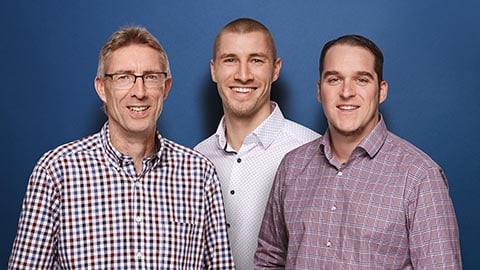 Hauptvertreter Jens Paul, Tim Paul und Lukas Lahmann