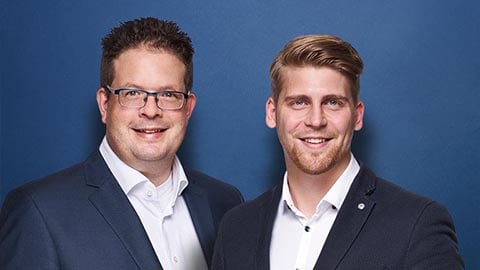 Hauptvertreter Ingo Vespermann und Toni Fahrner