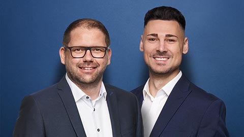 Hauptvertreter Sven Treder und Daniel Peth