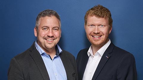 Hauptvertreter Stefan Adam und Simon Schuckenbrock