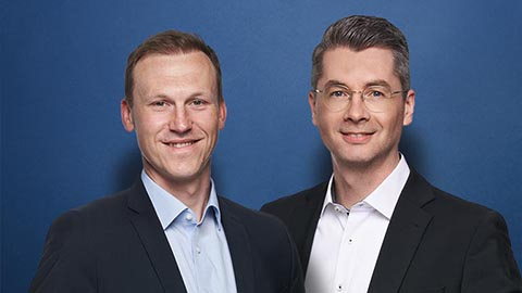 Hauptvertreter Christian Köster und Simon Weber