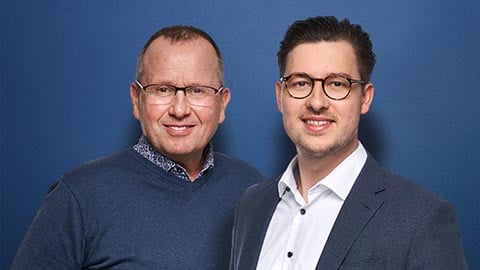 Hauptvertreter Holger Wesche und Leon Ohlhoff