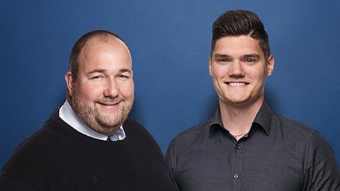 Hauptvertreter Malte Cavalli und Marc Fette
