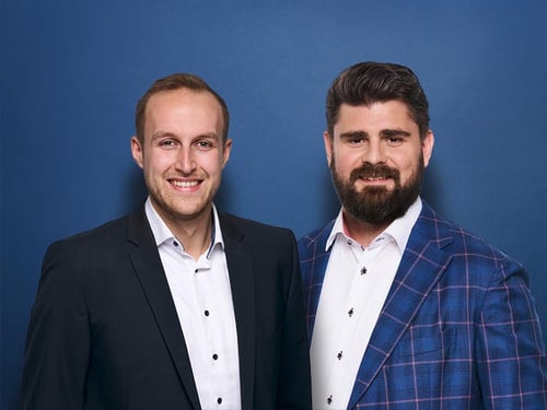 Hauptvertreter Sven Baumann und Damian Saber