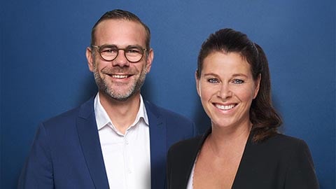 Hauptvertreter Andreas Trame und Nadine Hagensieker