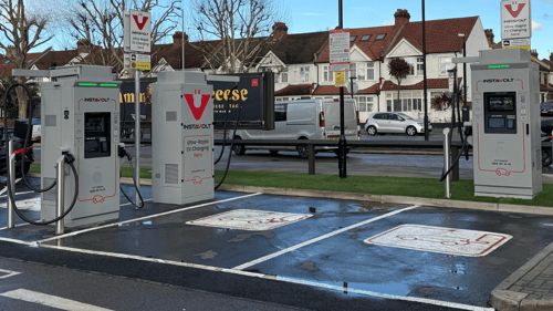 InstaVolt ultra-rapid EV charging bays at McDonald’s Thornton Heath on London Road