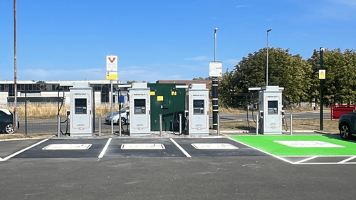 InstaVolt EV charging station on Cook Way in Peterlee