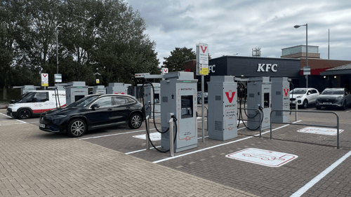 InstaVolt EV charging at Reading Gate Retail Park in Reading