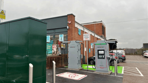 InstaVolt charging point, Co-Op Hanford, Mayne Street, Stoke-on-Trent